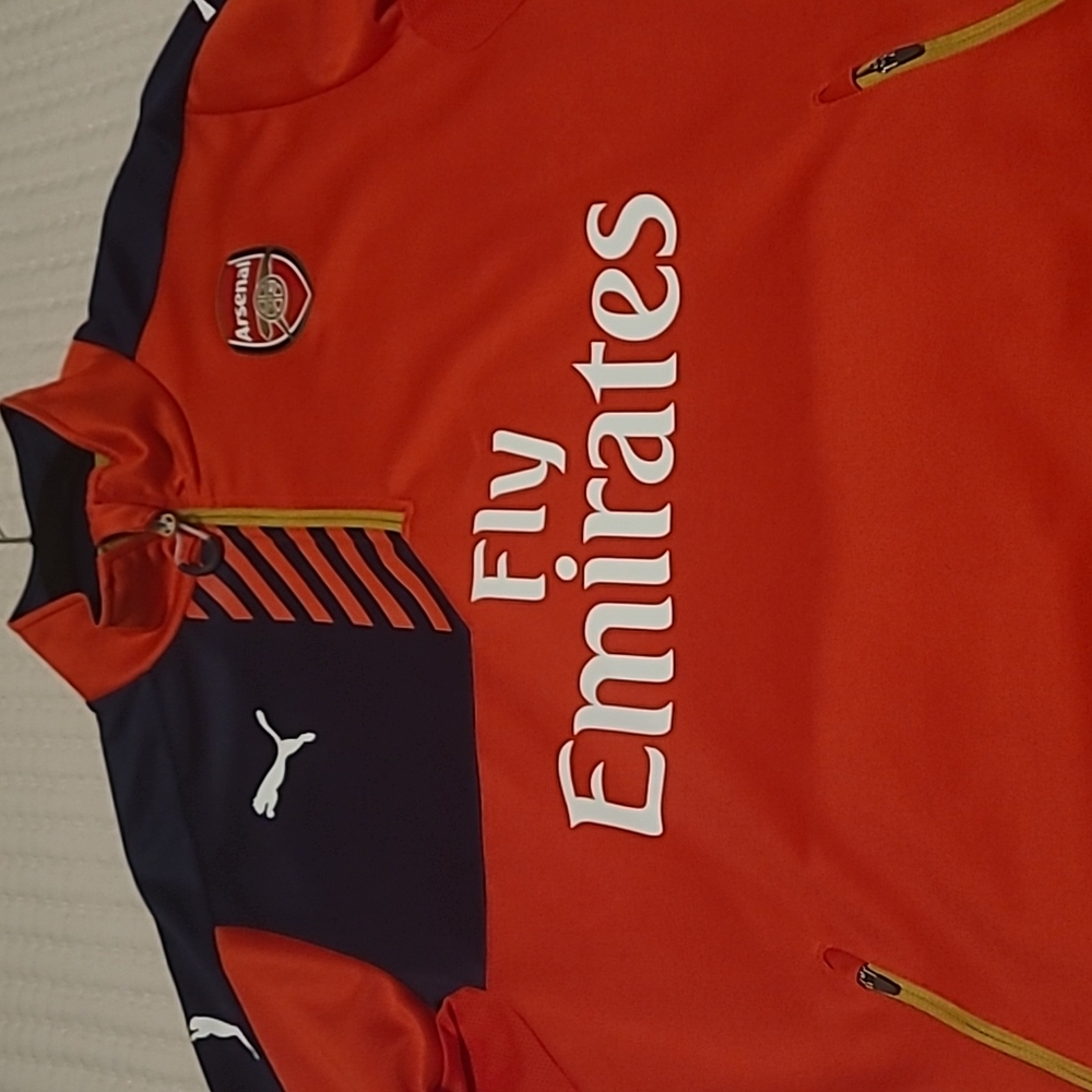 Arsenal Gunners Puma 1/4 Zip Warm up Top, Men's XL